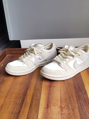 Leather sneakers, Nike SB Dunk Low Premium City of Love Bone/Coconut Milk